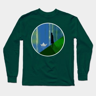 Paper Boat Long Sleeve T-Shirt